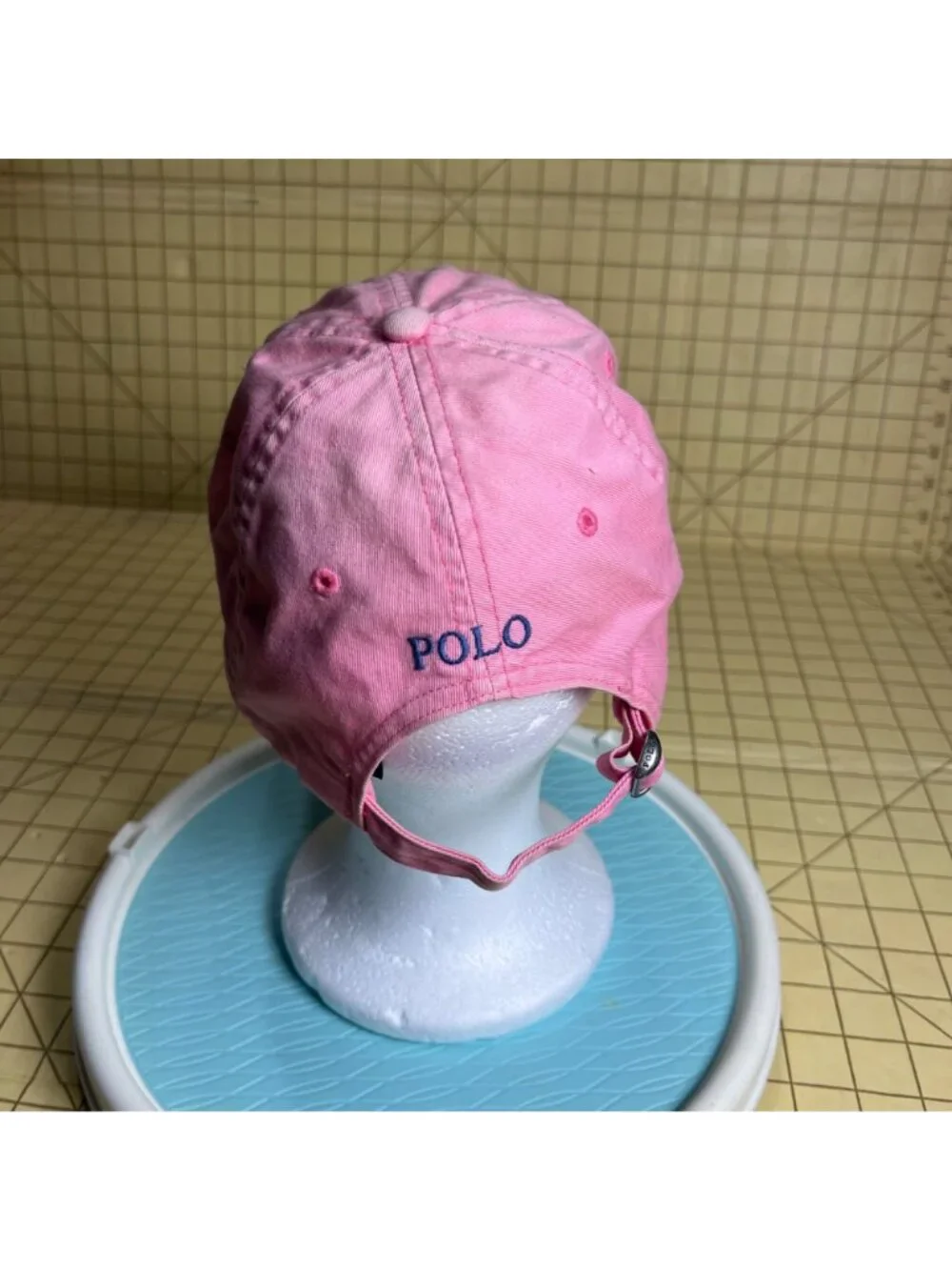 Polo Ralph Lauren Pink Adjustable Baseball Cap With Embroidered Logo - Picture 3 of 5